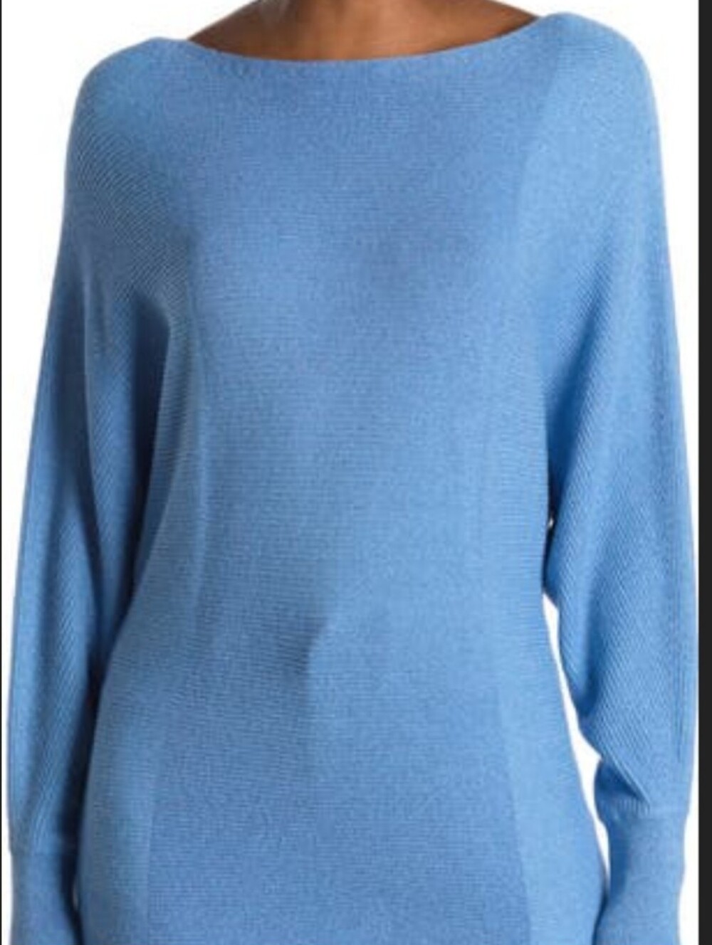 Tommy Bahama Bonita Boatneck Dolman Sweater Sparkle Blue Large